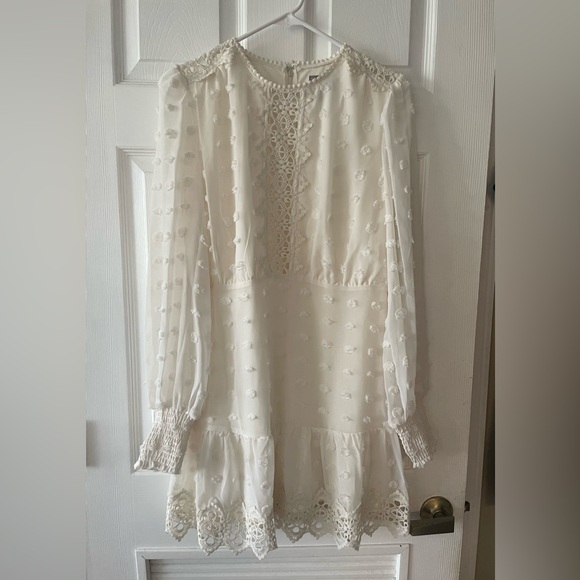Love By Design Off White Lace Mini Dress - Picture 1 of 2